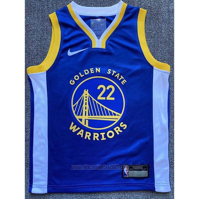 Camiseta Nino Golden State Warriors Andrew Wiggins #22 Icon Azul